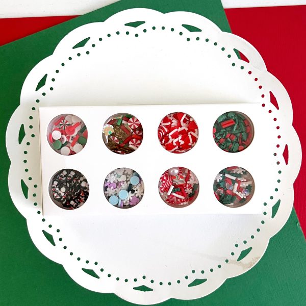 CHRISTMAS Mixed Shaker Bits - 12x12 Cardstock Shop For Cheap