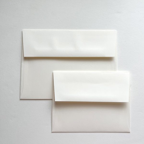 NATURAL WHITE Neenah Classic Crest Envelope For Sale - Image 2