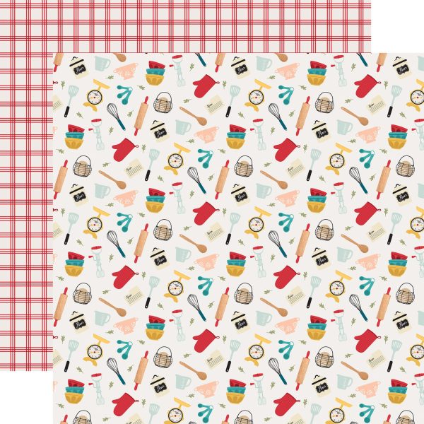 KITCHEN CHAOS - 12x12 Double-Sided Patterned Paper - Echo Park Cheap