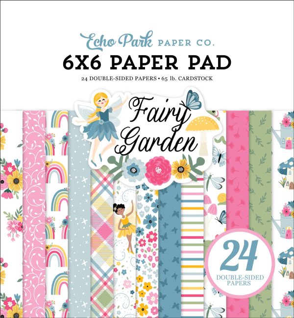 FAIRY GARDEN 6x6 Paper Pad - Echo Park Cheap