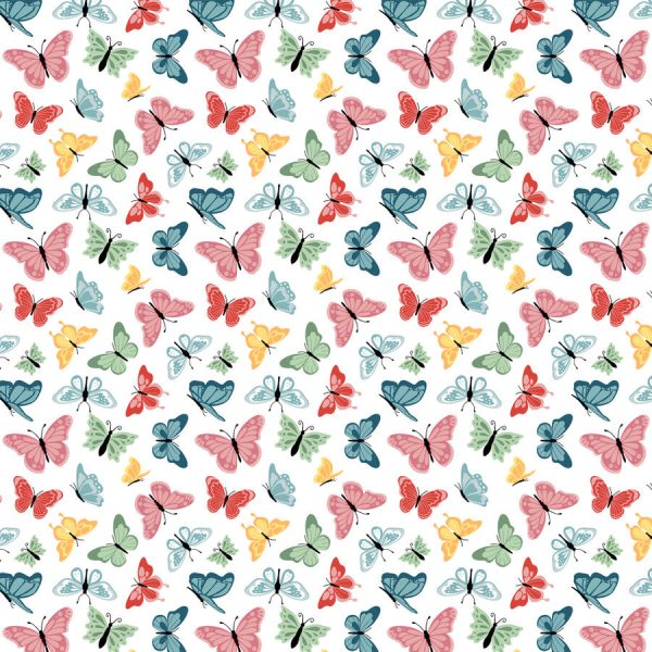 BEAUTIFUL BUTTERFLIES - 12x12 Double-Sided Patterned Paper - Echo Park For Cheap - Image 3