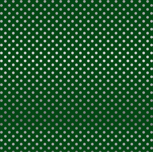 DARK GREEN SILVER FOIL DOT - Dots & Stripes 12x12 Cardstock Echo Park on Sale - Image 3