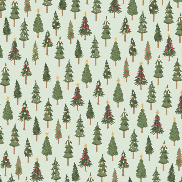 CHRISTMAS TREE FARM - 12x12 Patterned Cardstock - Carta Bella Online now - Image 3