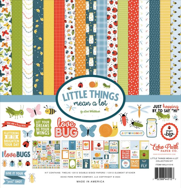 LITTLE THINGS MEAN A LOT 12x12 Collection Kit - Echo Park Hot on Sale