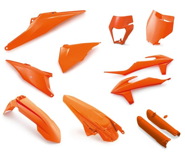 KTM Plastic Parts Kit (Orange White) MX Enduro 2019-2023 Fashion