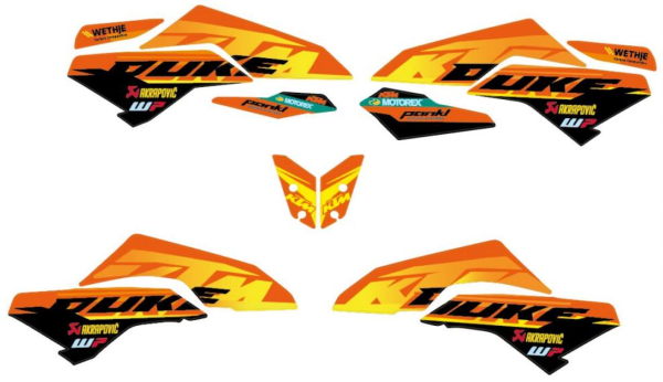 KTM Factory Graphics Kit 250 390 Duke 2024-2025 For Sale